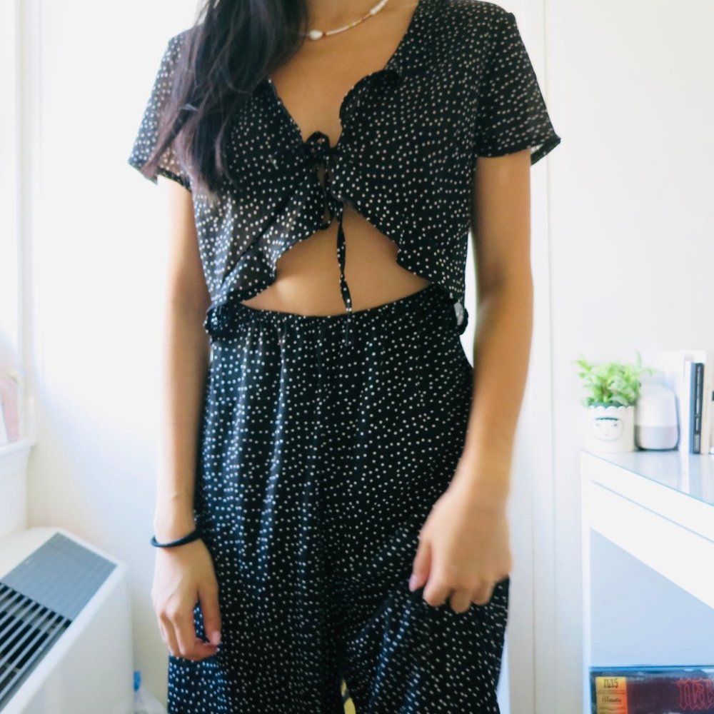 Polka Dot Jumpsuit
